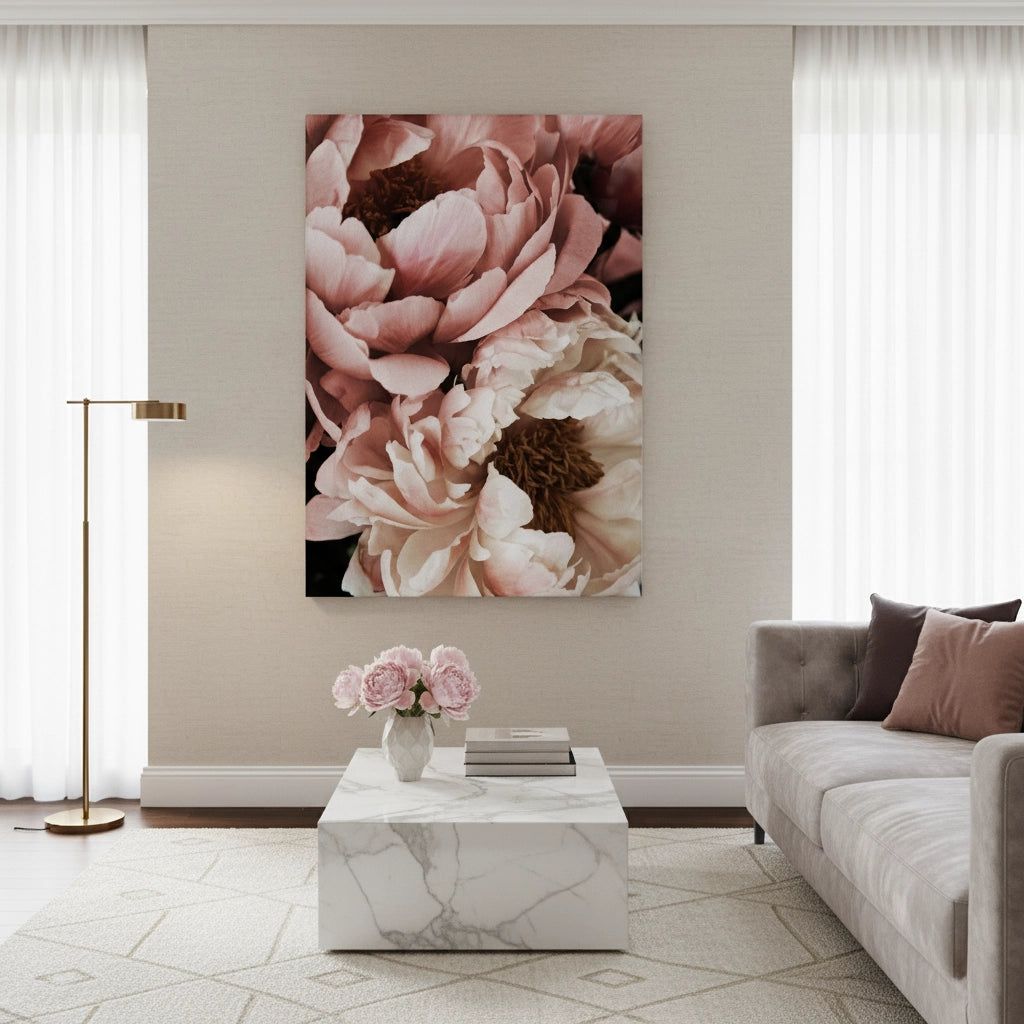 Moody Dusty Rose - Canvas - Jasmineart.ae