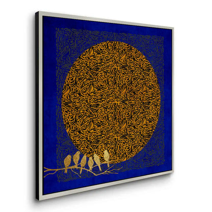 Moon and Flock - Canvas
