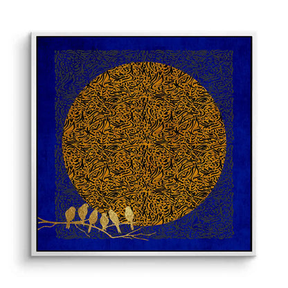 Moon and Flock - Canvas