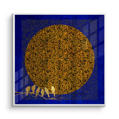 Moon and Flock - Fine Art