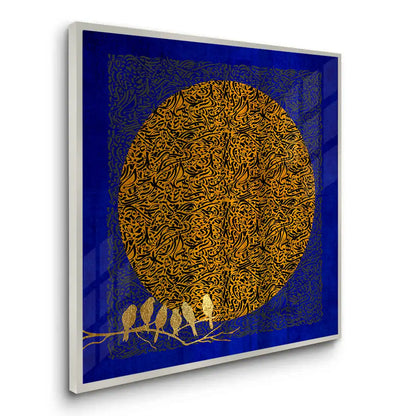 Moon and Flock - Fine Art