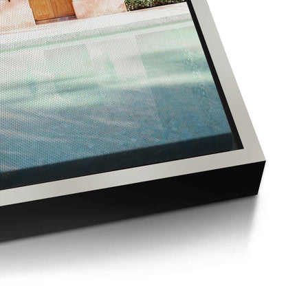 Moroccan Pink Wall  - Canvas