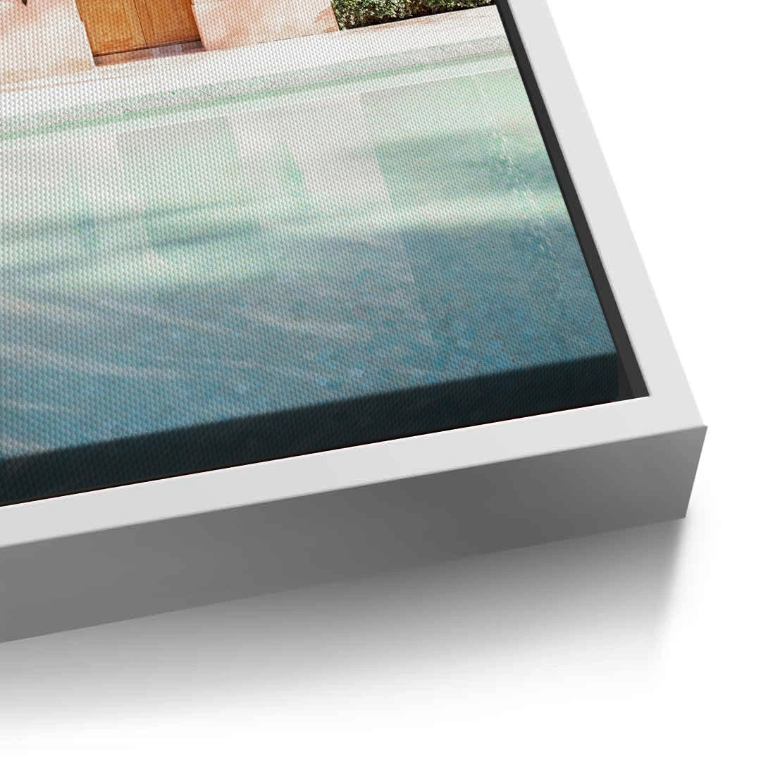 2Moroccan Pink Wall  - Canvas