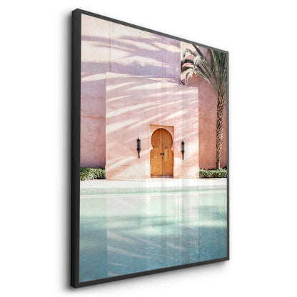 Moroccan Pink Wall - Fine Art