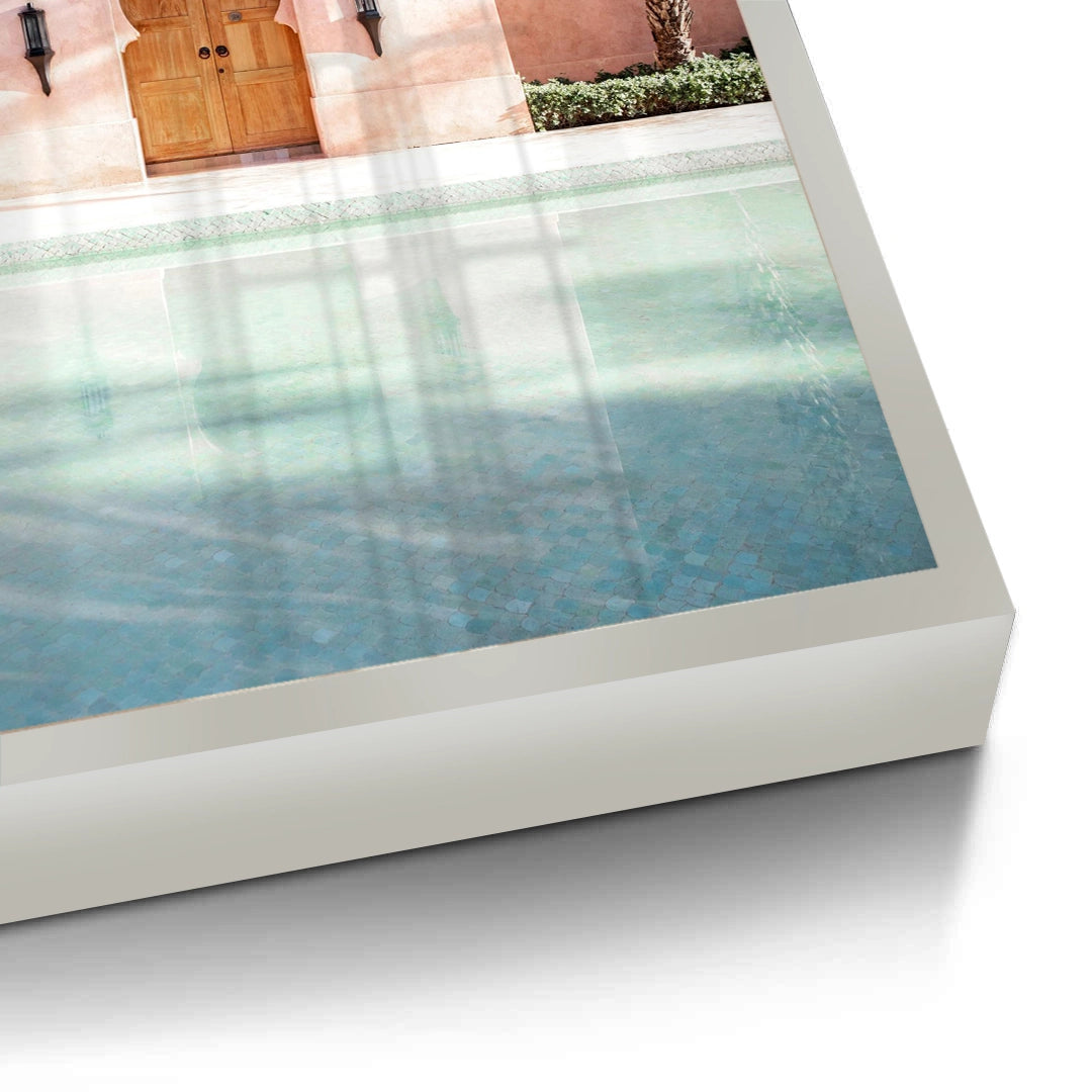 2Moroccan Pink Wall - Fine Art