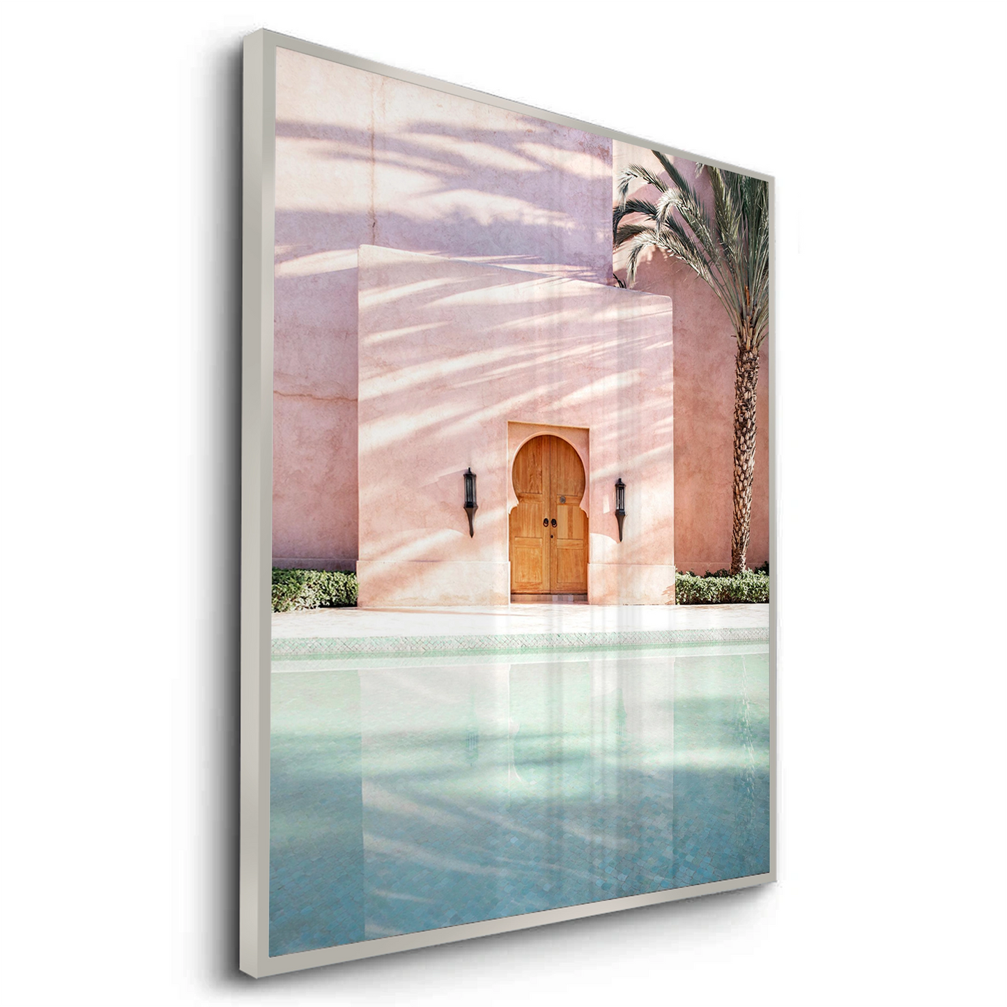 2Moroccan Pink Wall - Fine Art