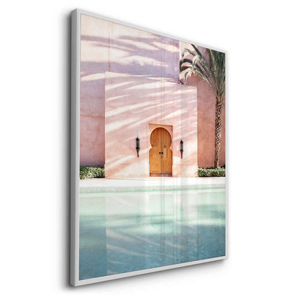 Moroccan Pink Wall - Fine Art