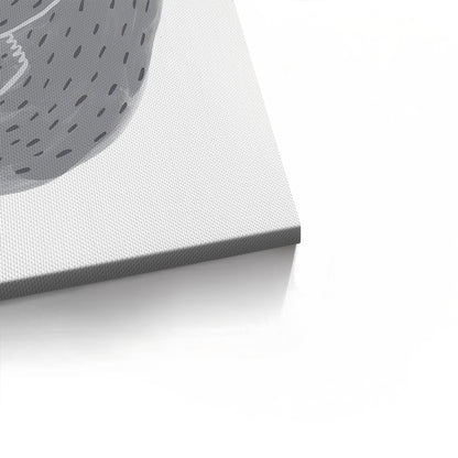 Mother and Child Koala Cuddle - Canvas