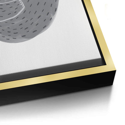 Mother and Child Koala Cuddle - Canvas