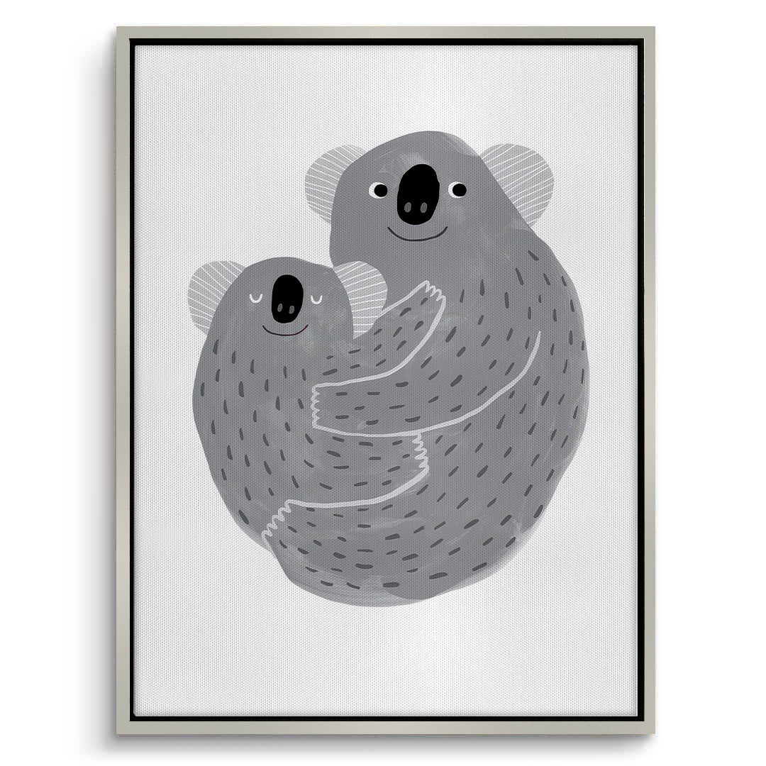 2Mother and Child Koala Cuddle - Canvas