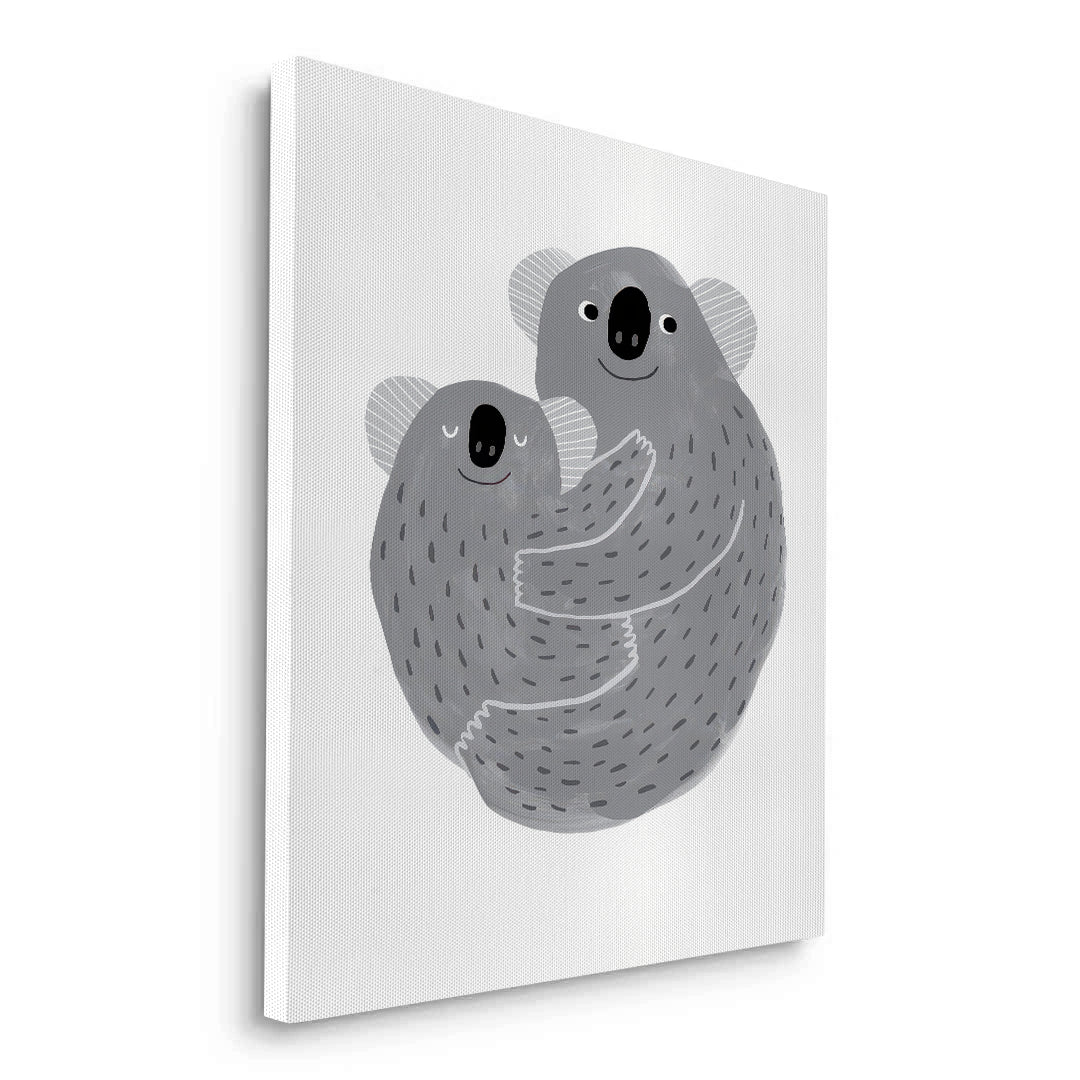 2Mother and Child Koala Cuddle - Canvas