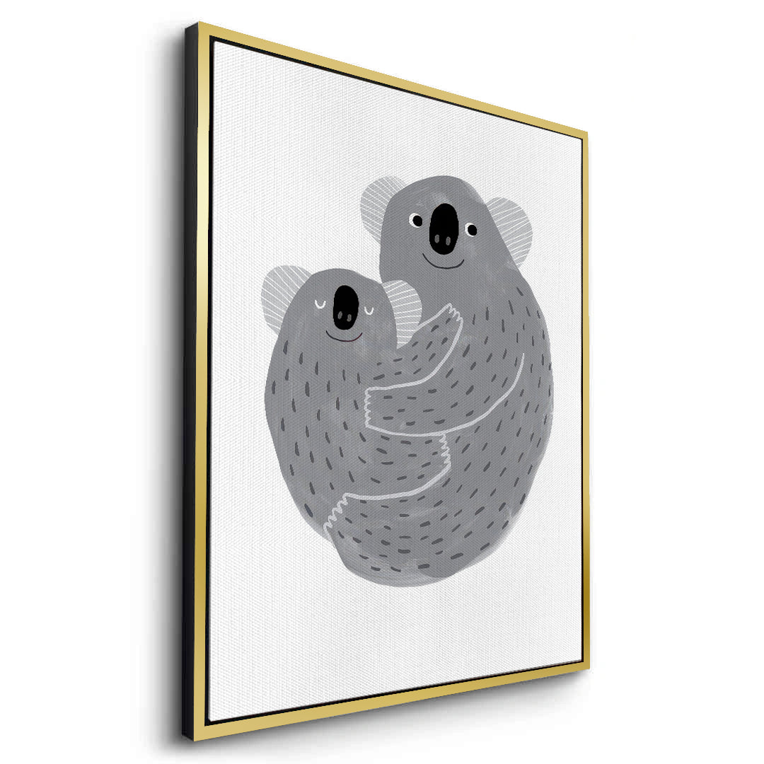 2Mother and Child Koala Cuddle - Canvas