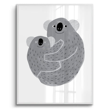 Mother and Child Koala Cuddle - Fine Art