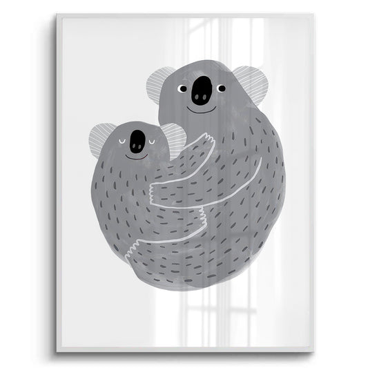 Mother and Child Koala Cuddle - Fine Art