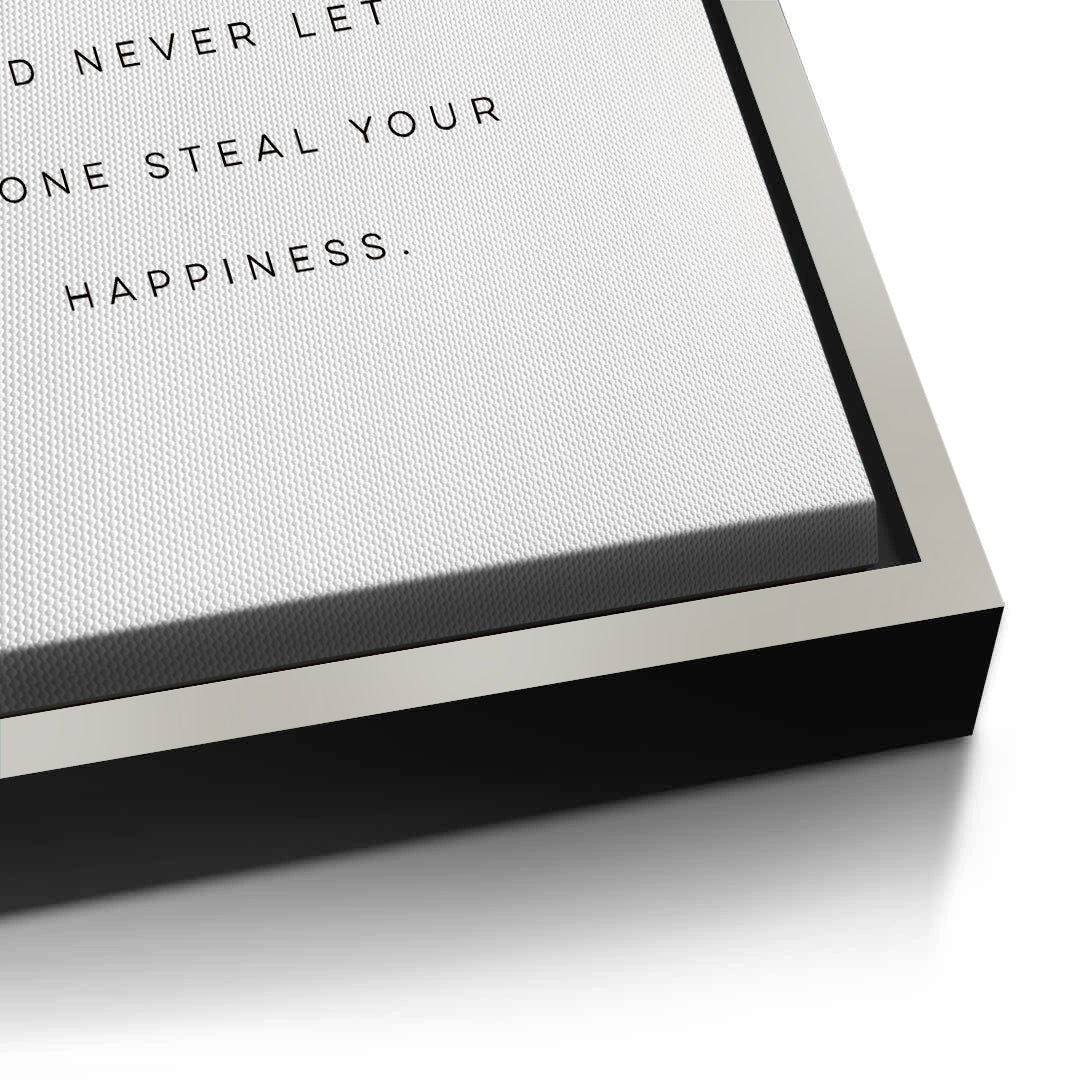 2Motivational Happiness Quote - Canvas