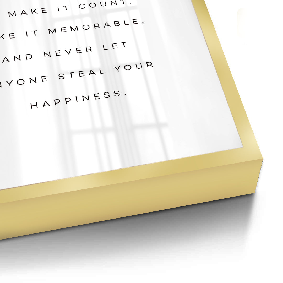 2Motivational Happiness Quote - Fine Art