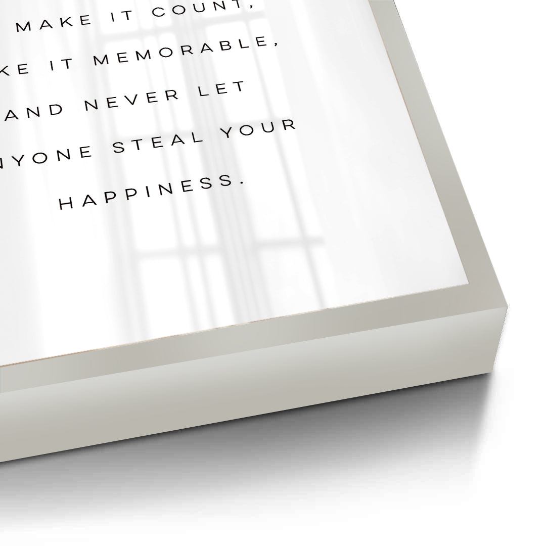 2Motivational Happiness Quote - Fine Art