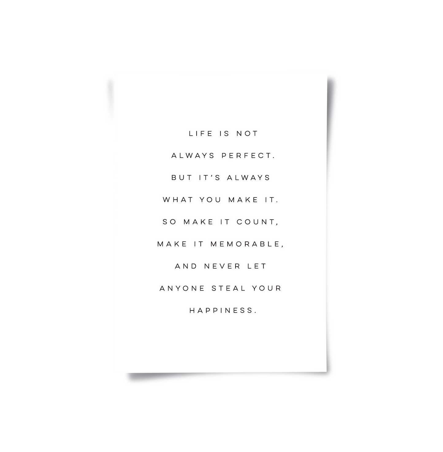 2Motivational Happiness Quote - Poster