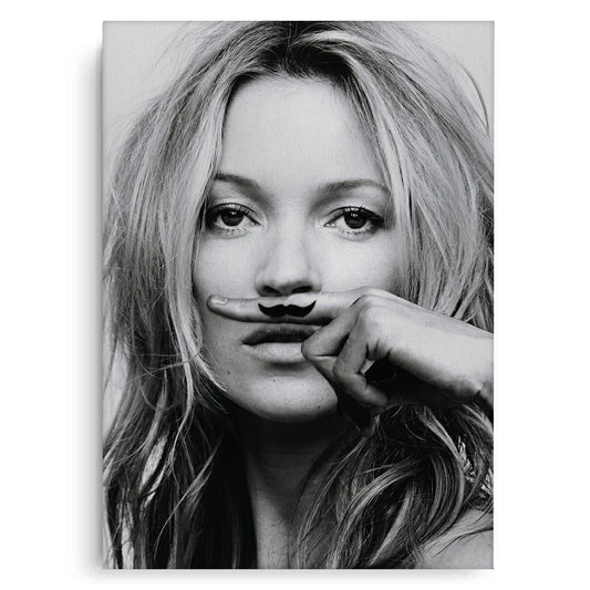 Mustache Finger - Canvas