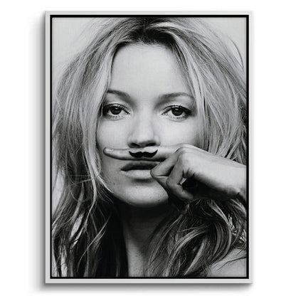 Mustache Finger - Canvas