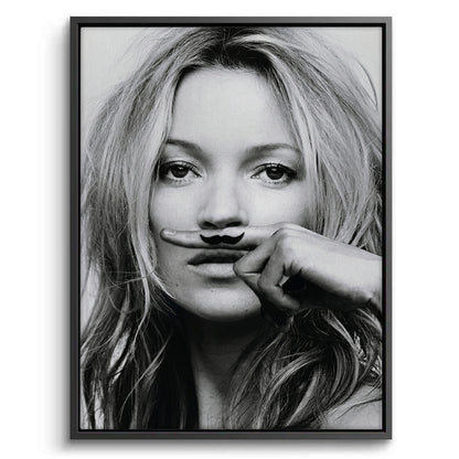 Mustache Finger - Canvas