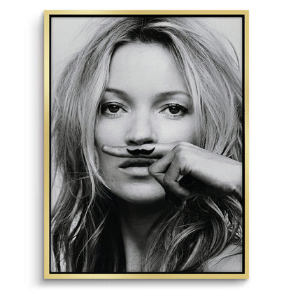 Mustache Finger - Canvas