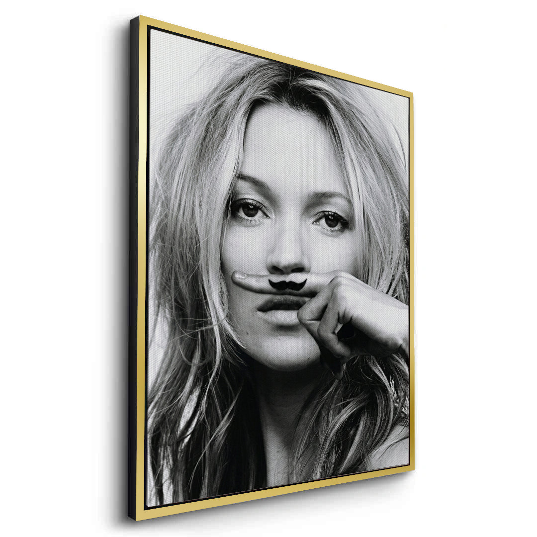 2Mustache Finger - Canvas