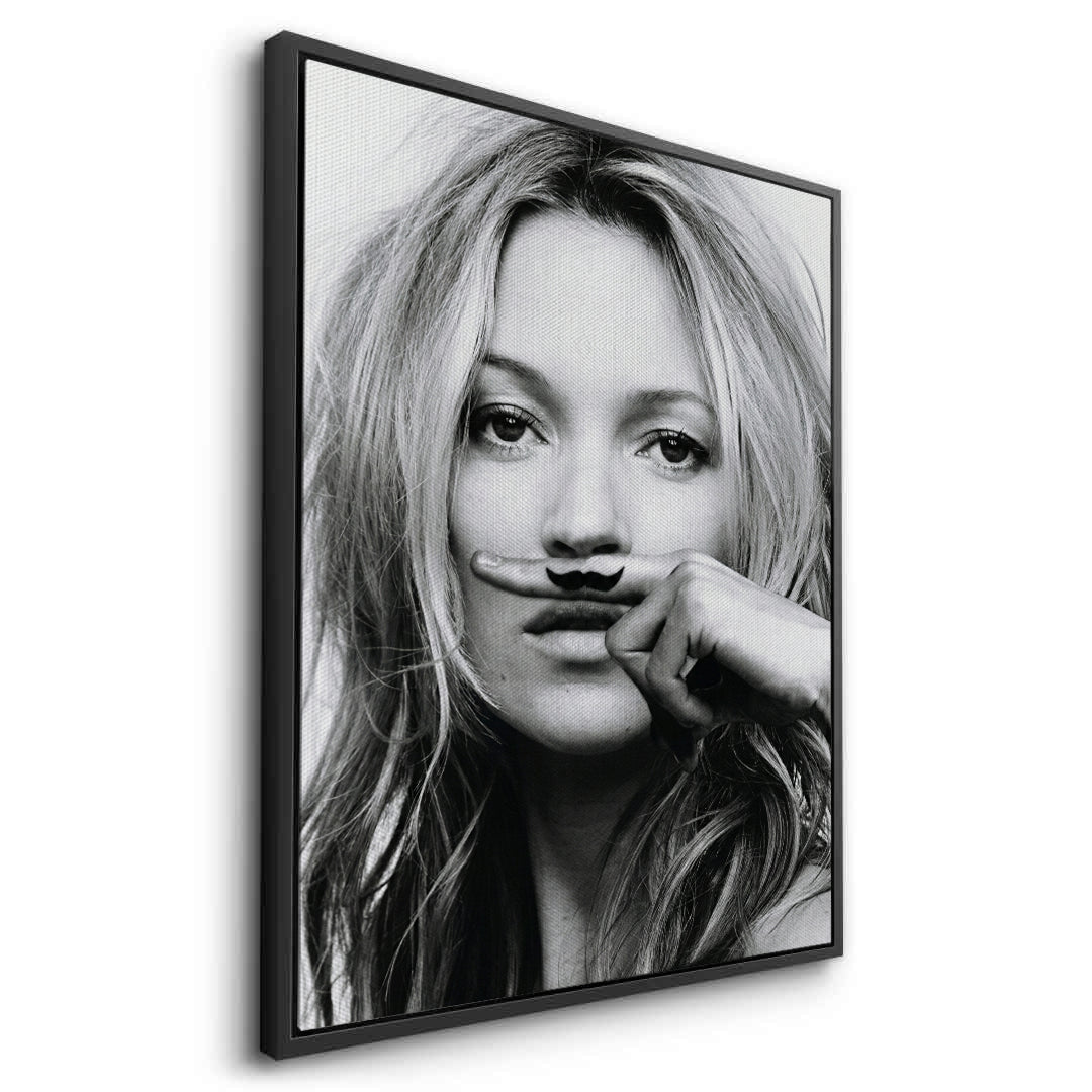 2Mustache Finger - Canvas