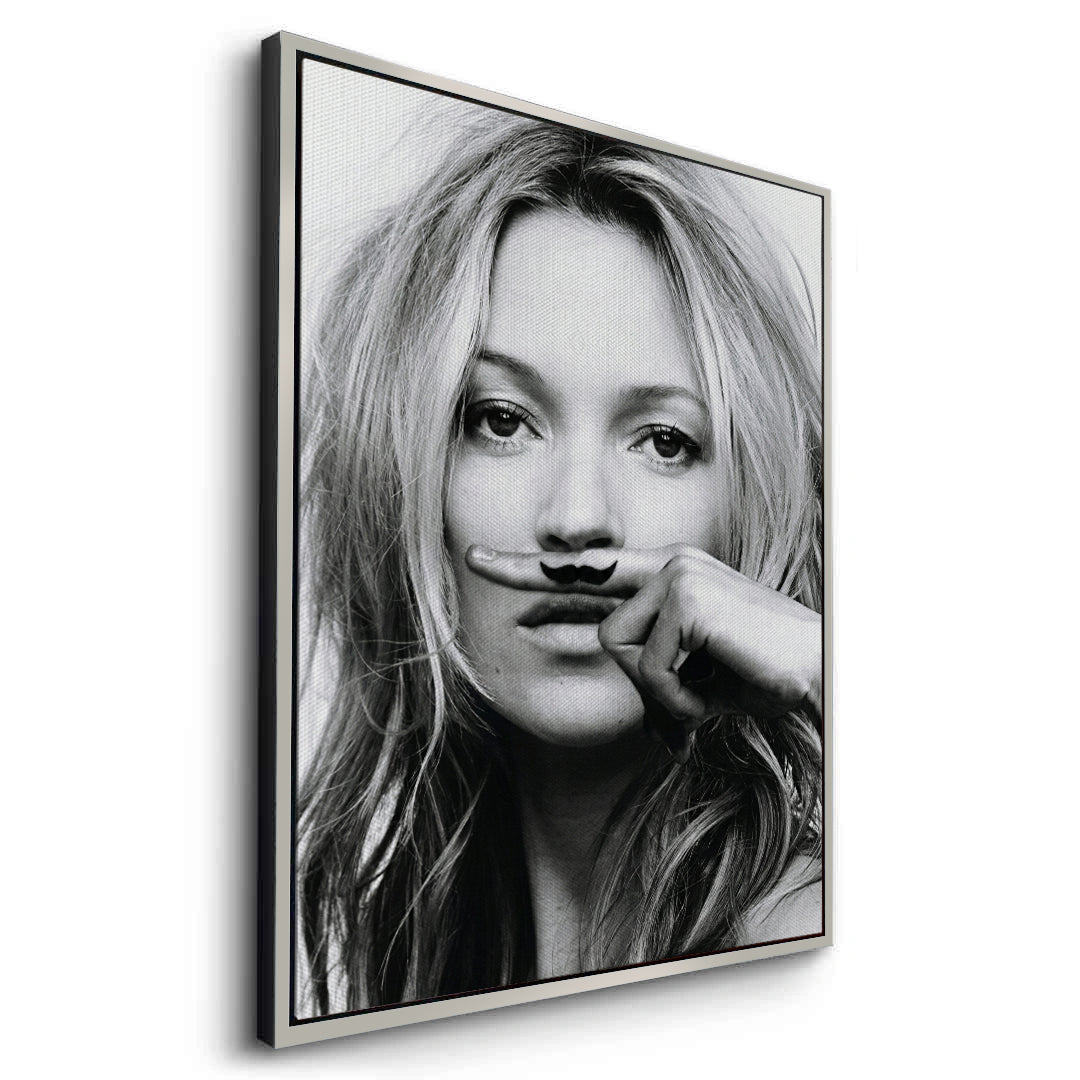 2Mustache Finger - Canvas