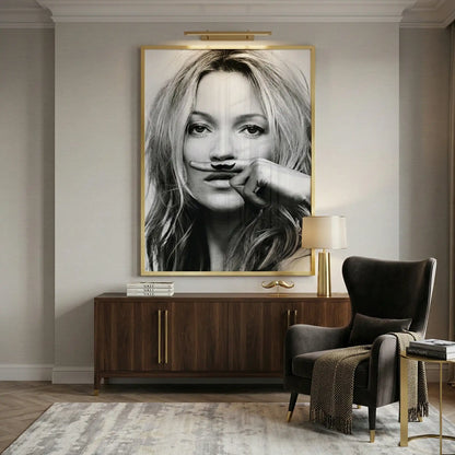 Mustache Finger - Fine Art