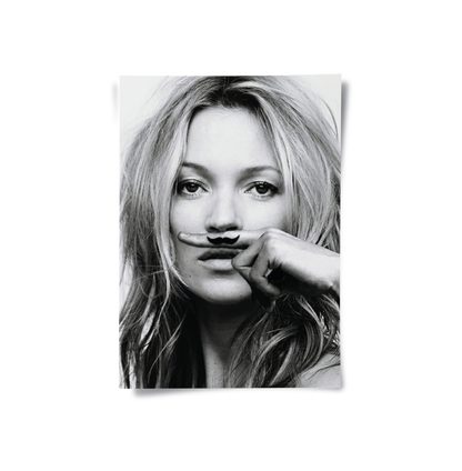 Mustache Finger - Poster