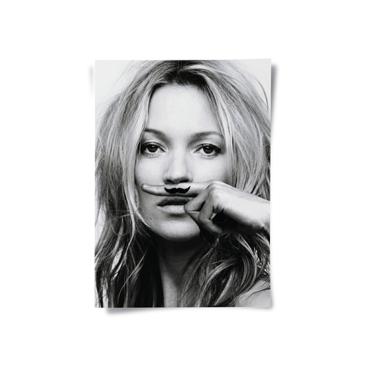 Mustache Finger - Poster