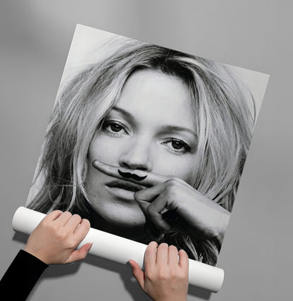 Mustache Finger - Poster