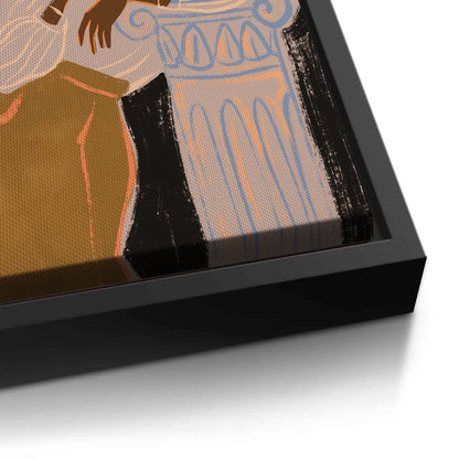 Muted Botanical Portrait - Canvas