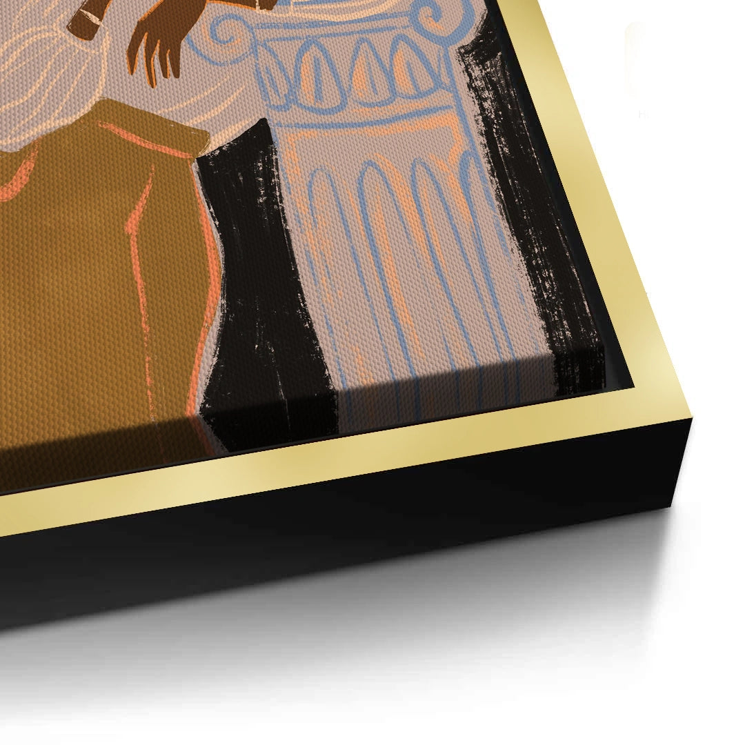 2Muted Botanical Portrait - Canvas