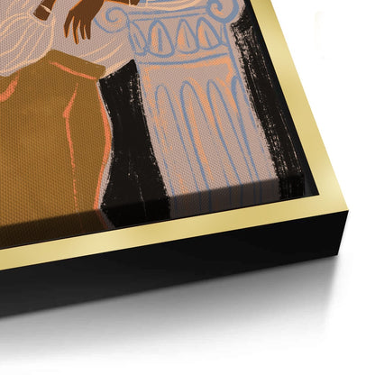 Muted Botanical Portrait - Canvas