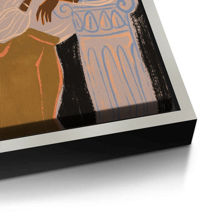 Muted Botanical Portrait - Canvas