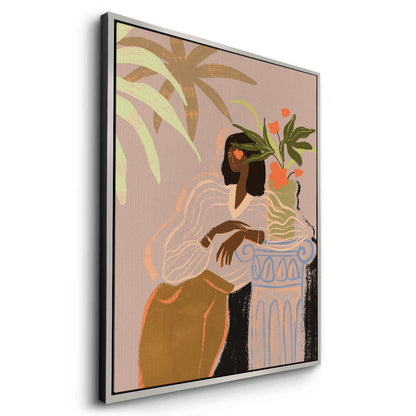 Muted Botanical Portrait - Canvas