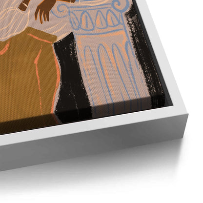 Muted Botanical Portrait - Canvas