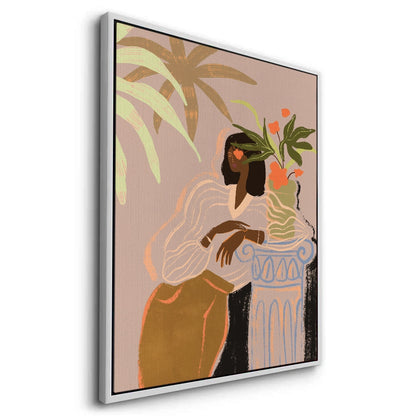 Muted Botanical Portrait - Canvas