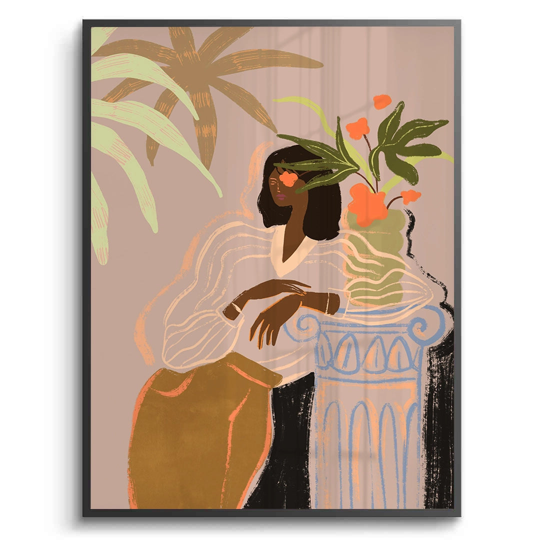 2Muted Botanical Portrait - Fine Art