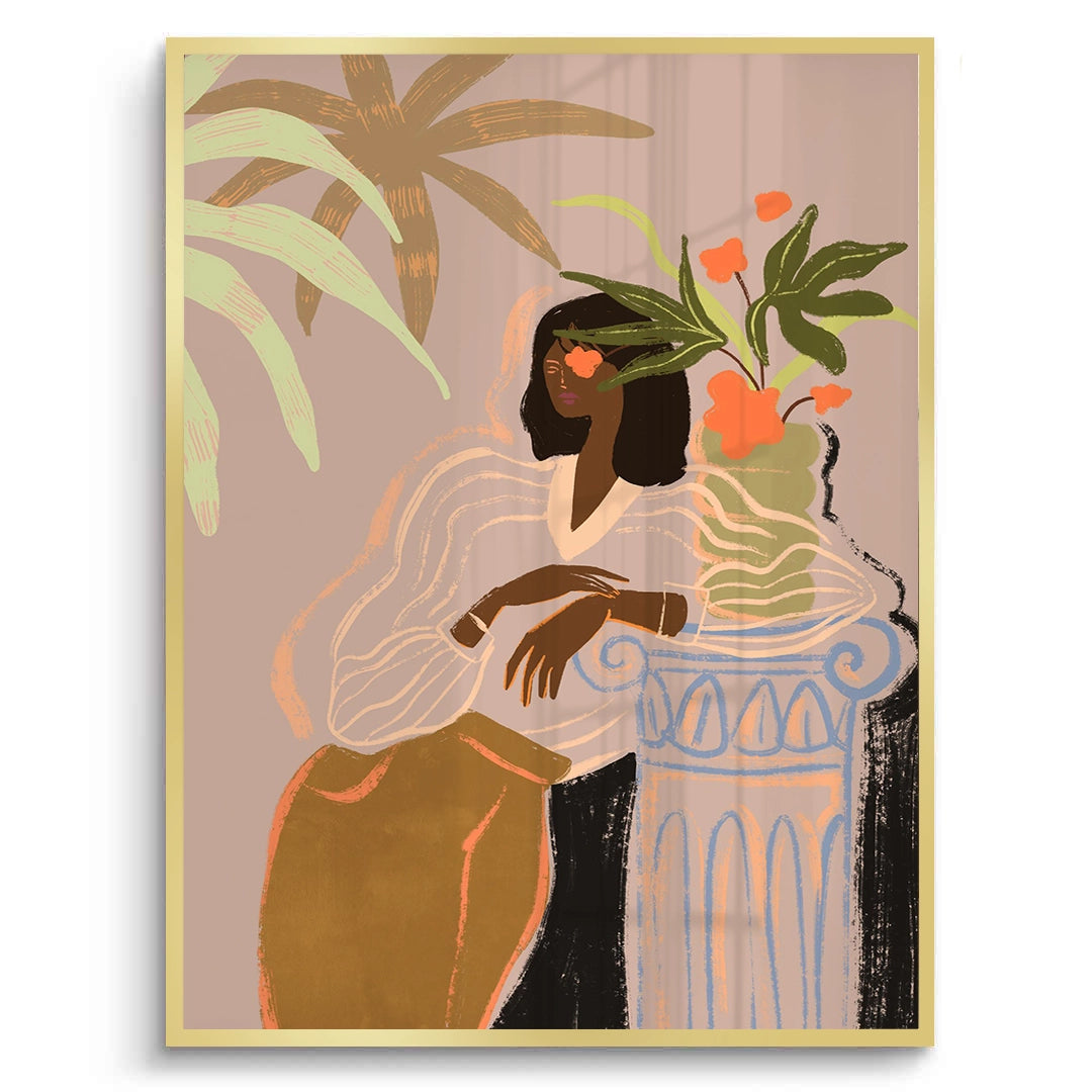 2Muted Botanical Portrait - Fine Art