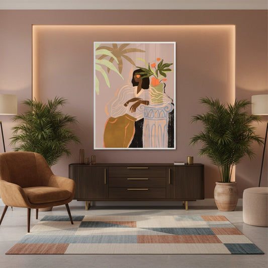 Muted Botanical Portrait - Fine Art