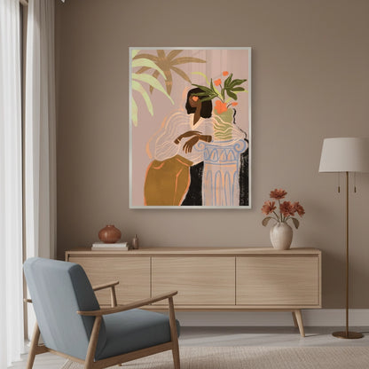 Muted Botanical Portrait - Fine Art