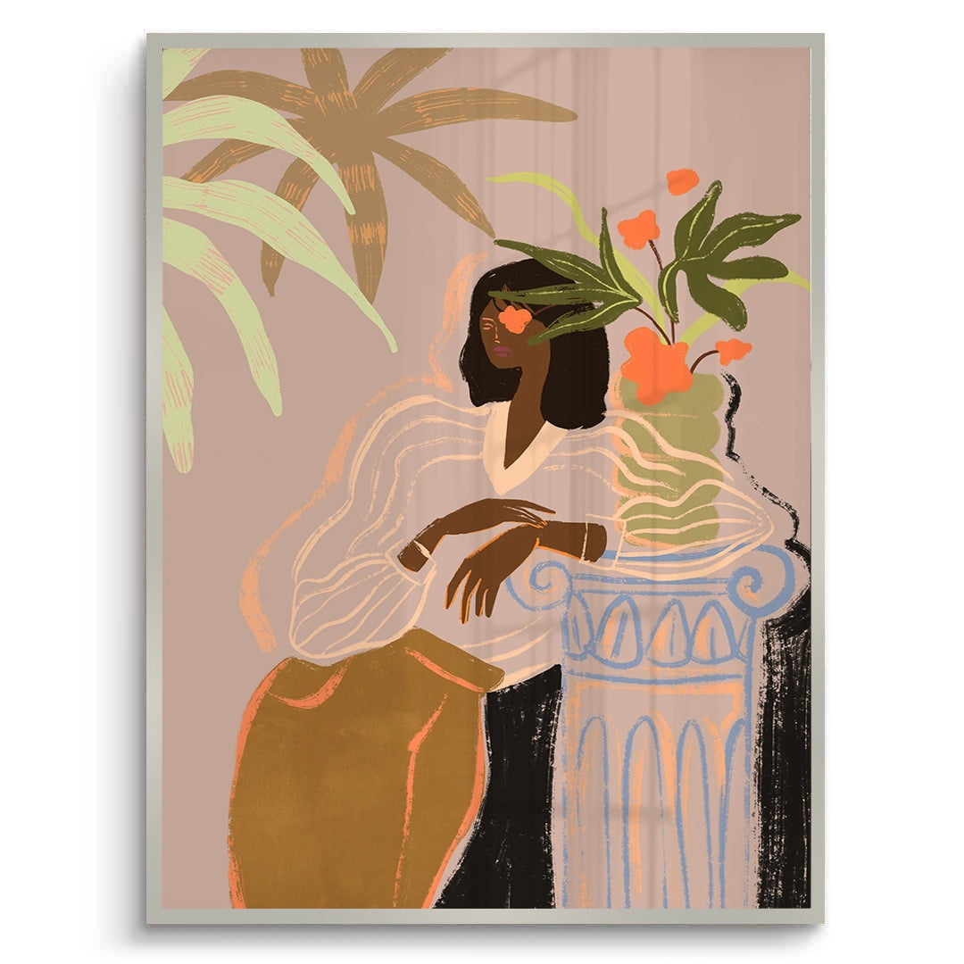 2Muted Botanical Portrait - Fine Art