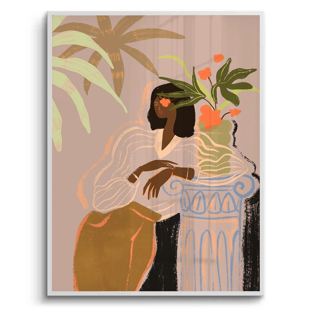 2Muted Botanical Portrait - Fine Art