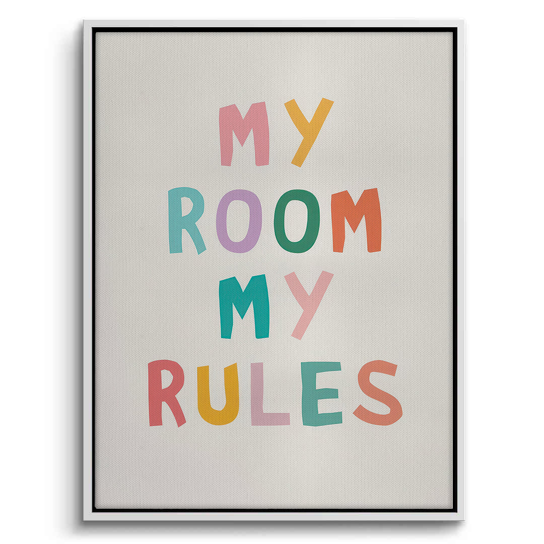 2My room my rules - Canvas