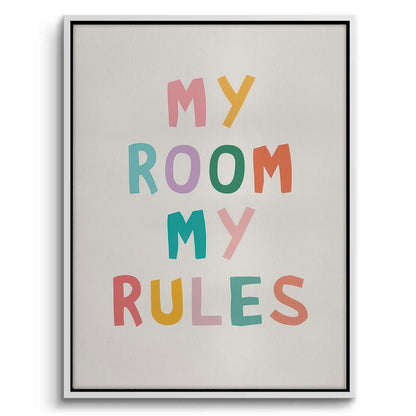 My room my rules - Canvas