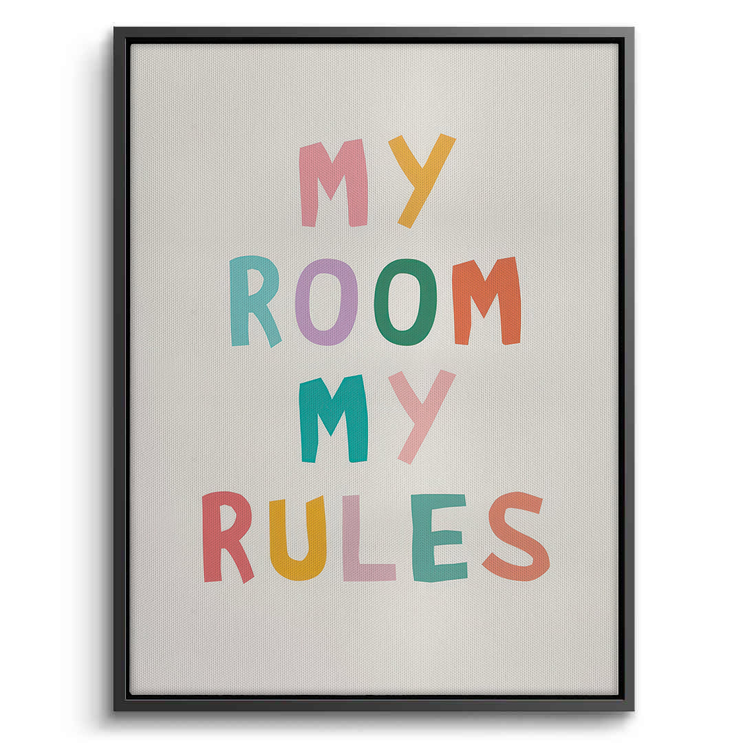 2My room my rules - Canvas