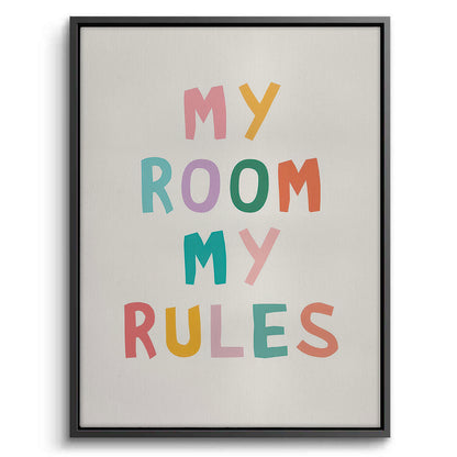 My room my rules - Canvas